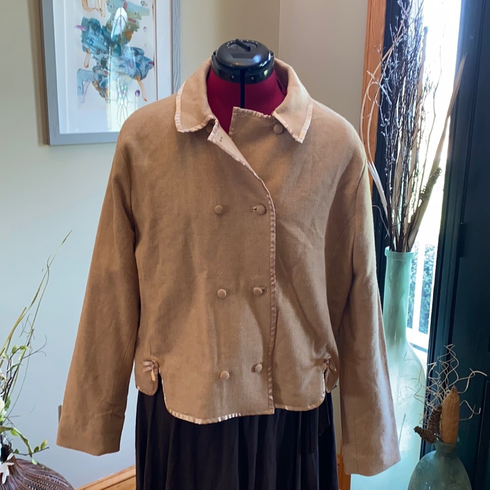 GAP Jacket with ribbon trim & bow details. Size L